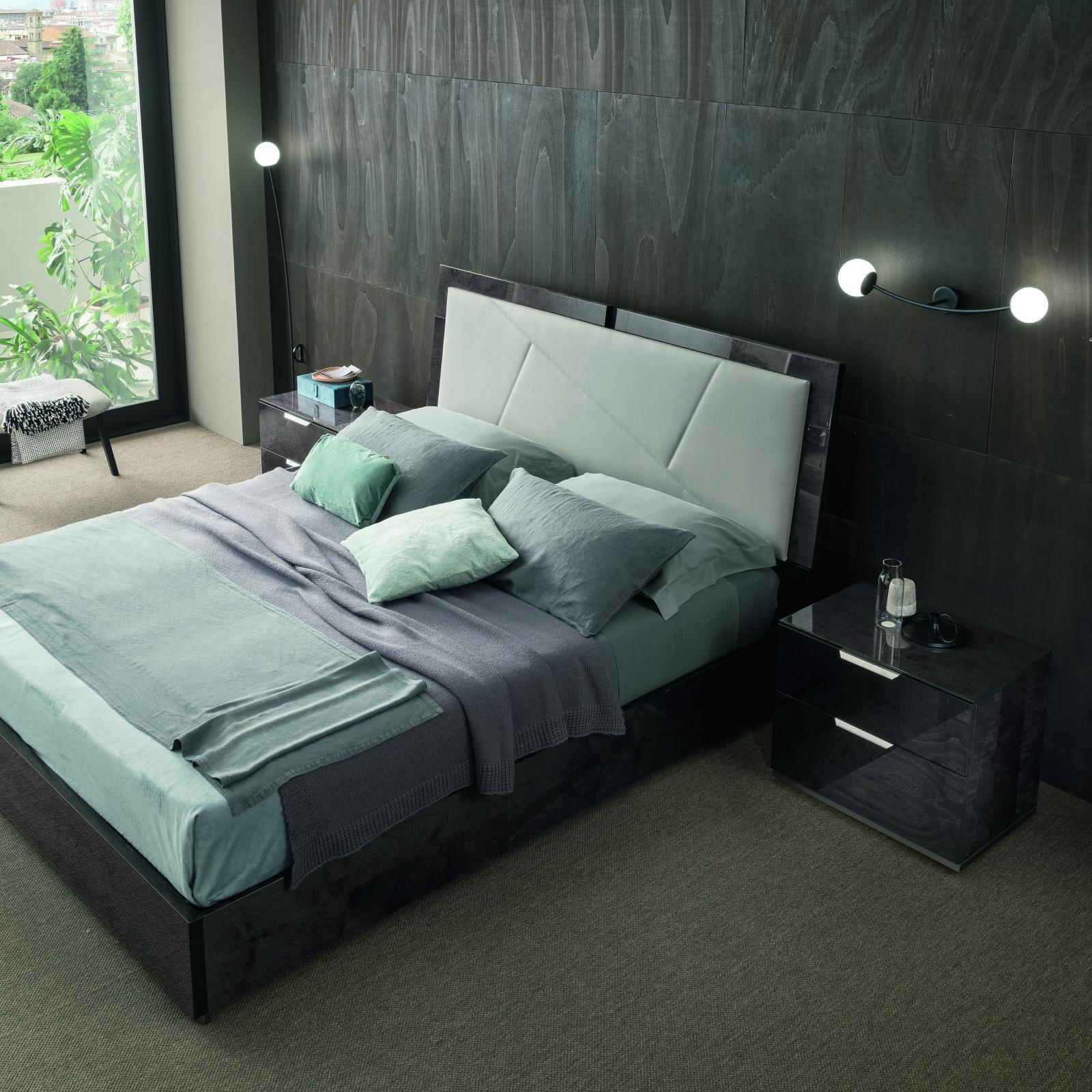 riviera queen modern bed