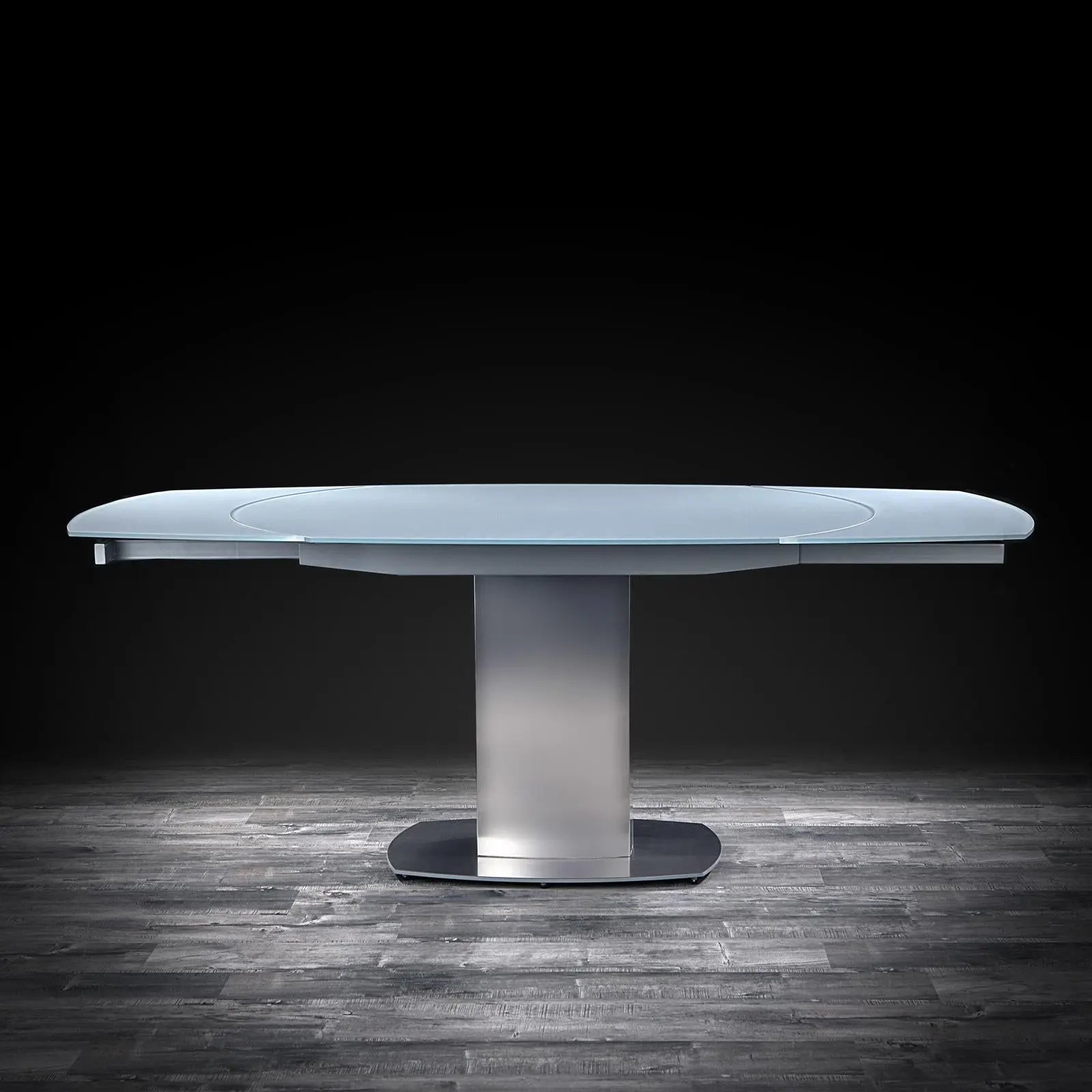 roland gray modern dining table