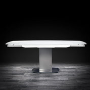 roland white modern dining table