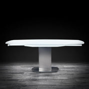 roland white modern dining tableroberto grassie dining table