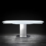 roland white modern dining tablestylish dining table