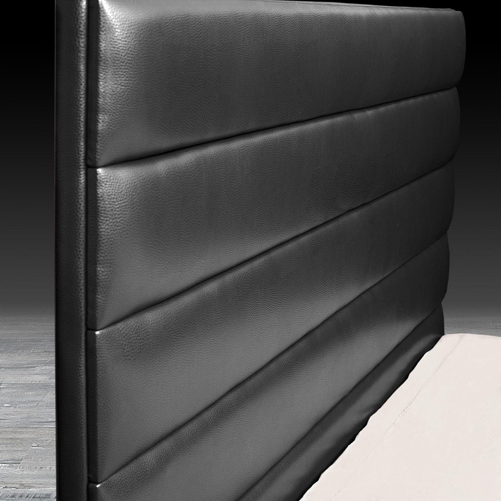 roma black luxury bed