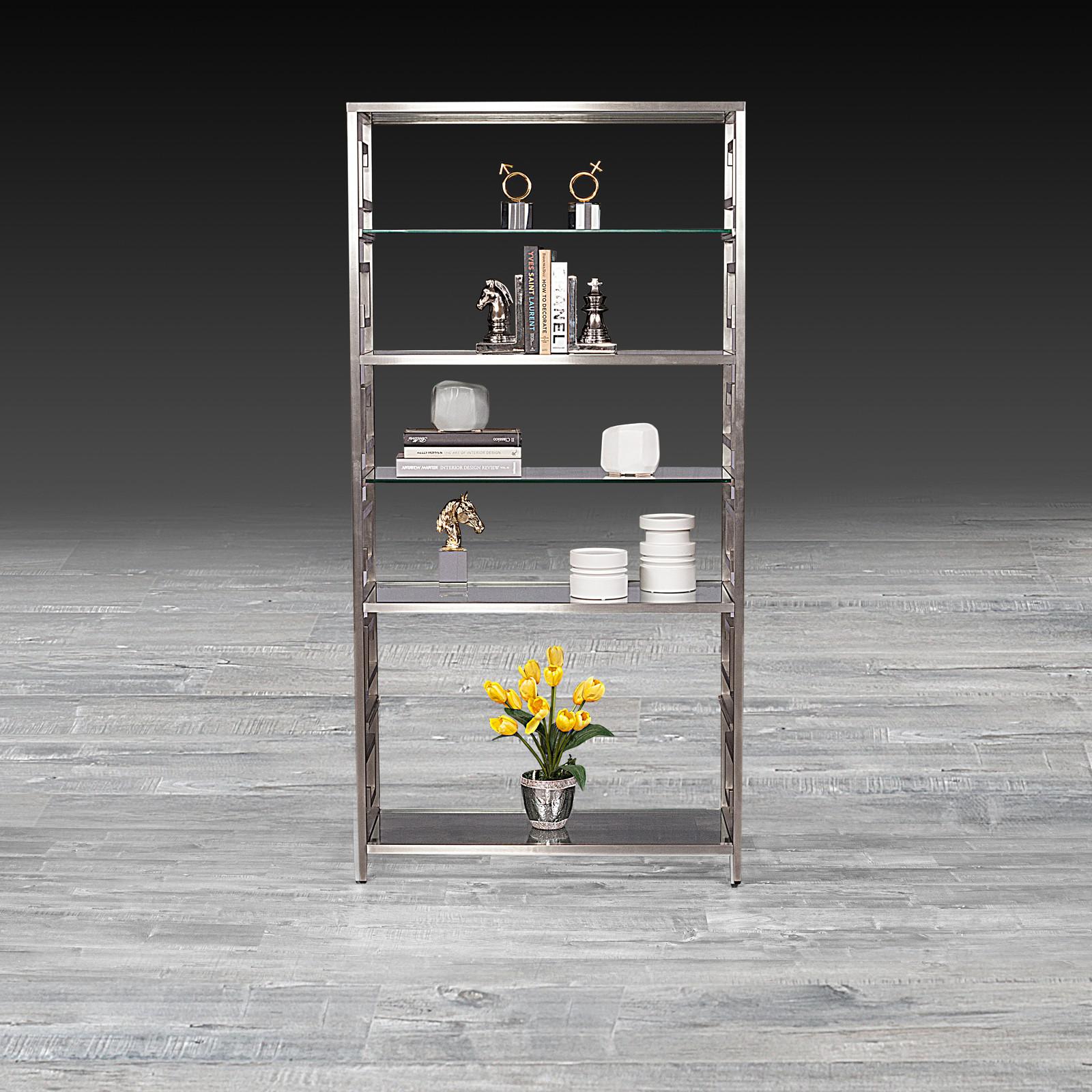 roma silver modern shelf