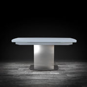 romeo gray modern dining table