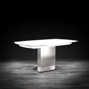 romeo white stylish dining table