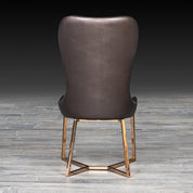 rossi brown rg luxury dining chair