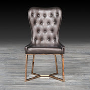 rossi brown rg modern dining chair