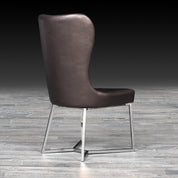 rossi brown ss la dining chair