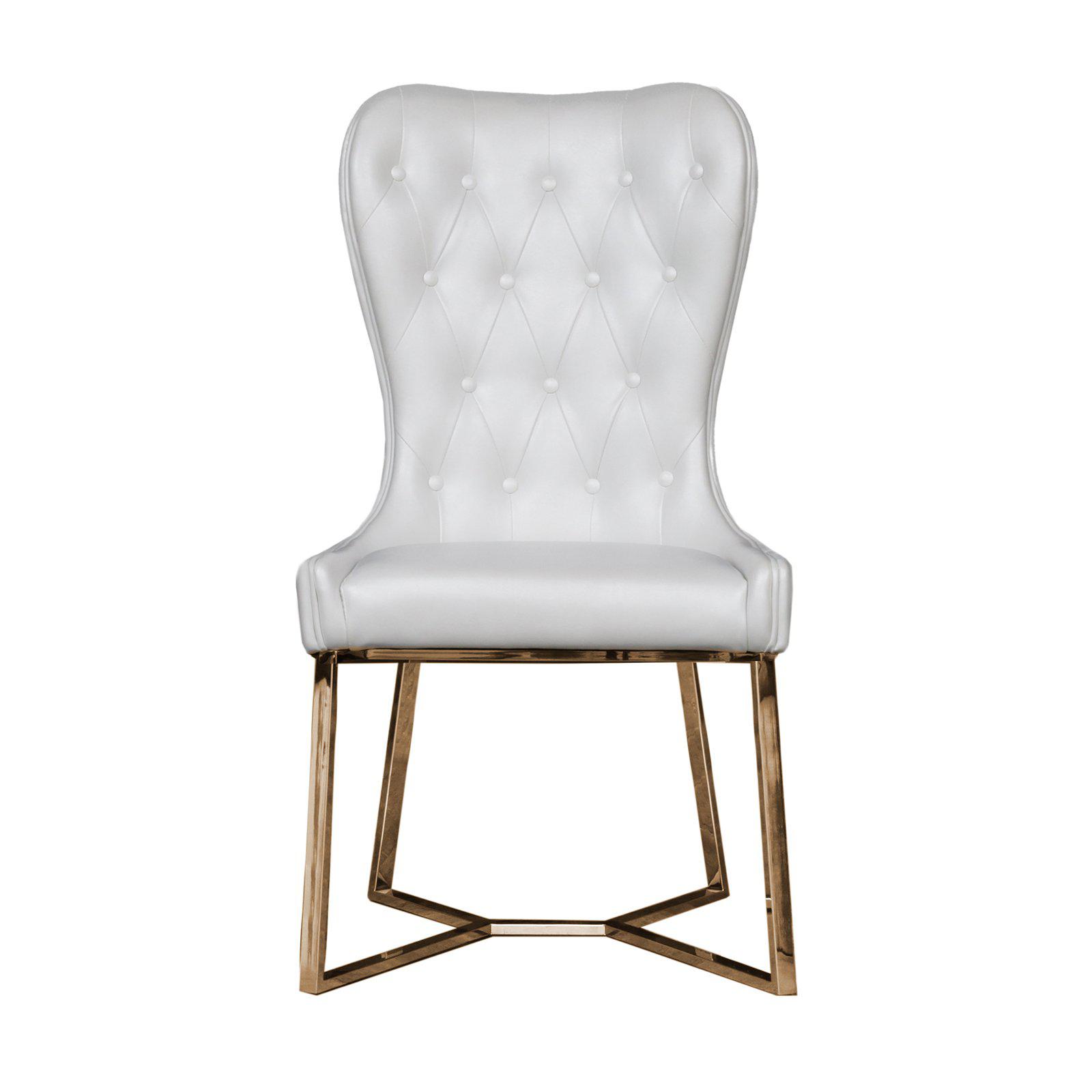 rossi white rg dining chair