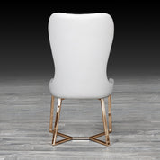 rossi white rg luxury dining chair