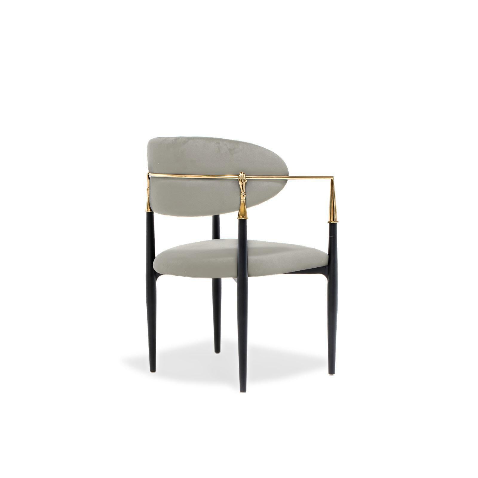 roubi cg beige luxury 7 dining chair