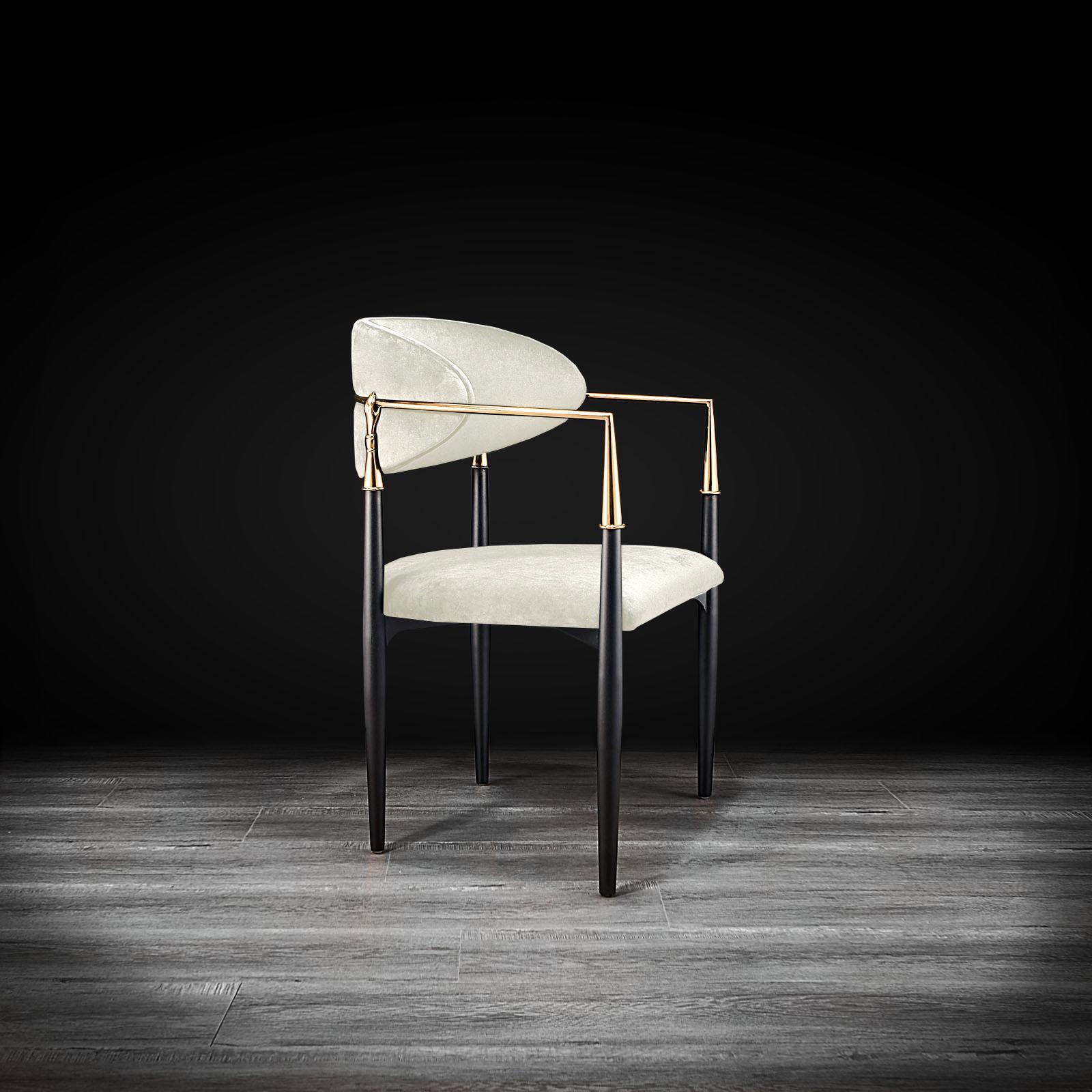 roubi cg beige stylish dining chair