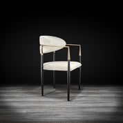 roubi cg beige stylish dining chair