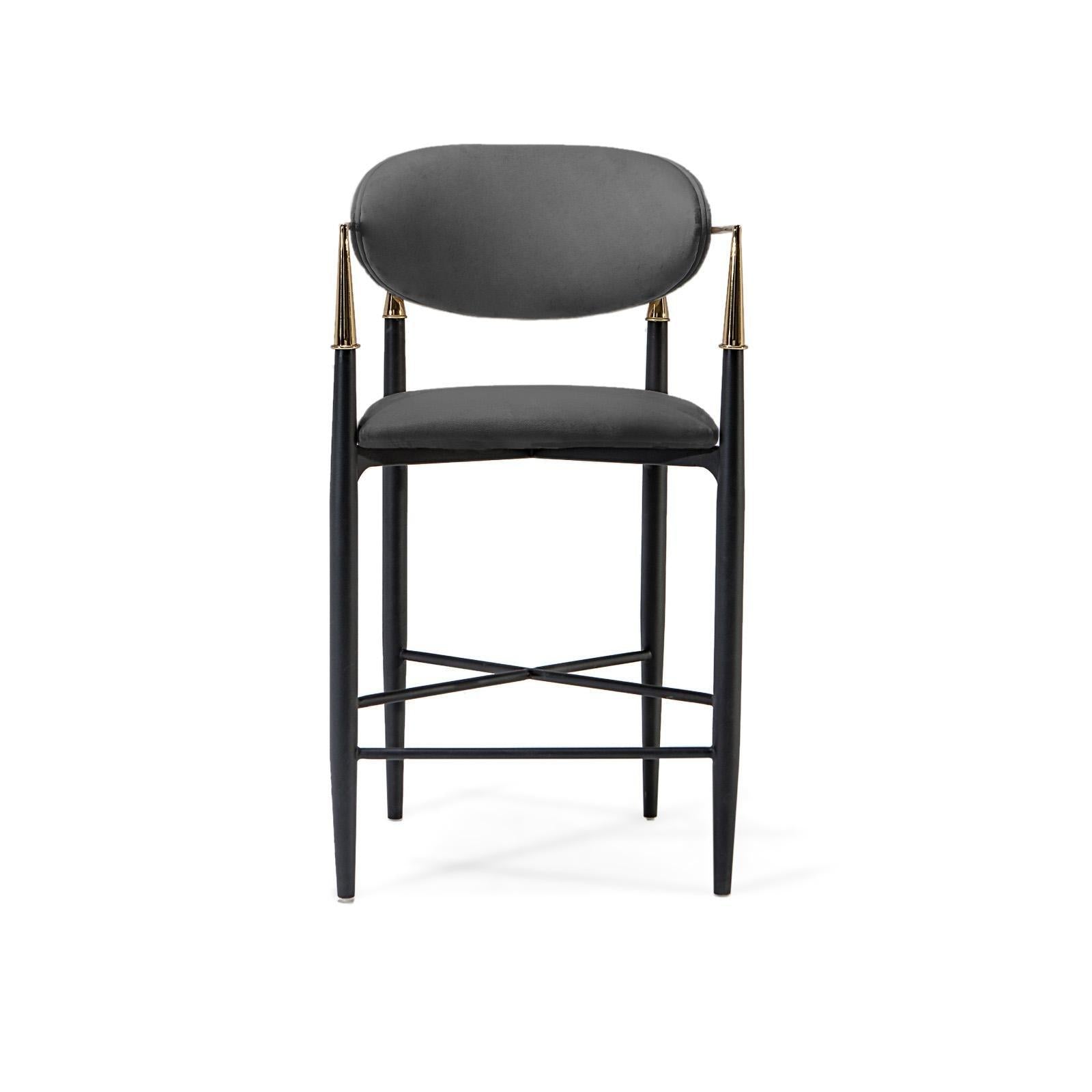 roubi chg dark gray counter stool