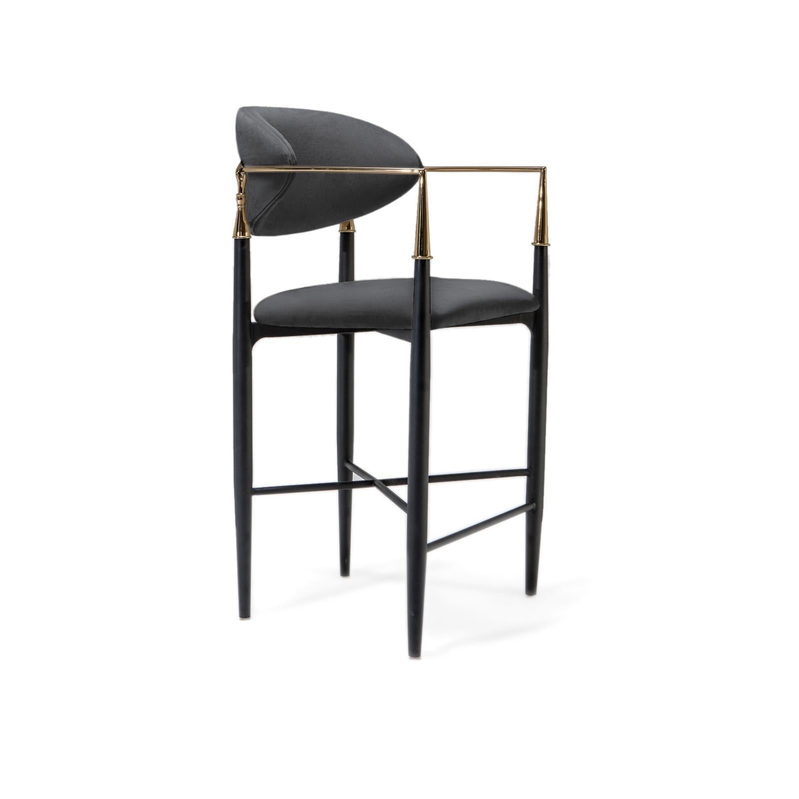 roubi chg dark gray stylish 7 counter stool