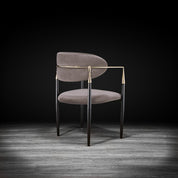 roubi chg taupe luxury 1 dining chair