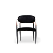 Roubi Rose Gold Black Dining Chair