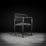 roubi rgss black luxury dining chair