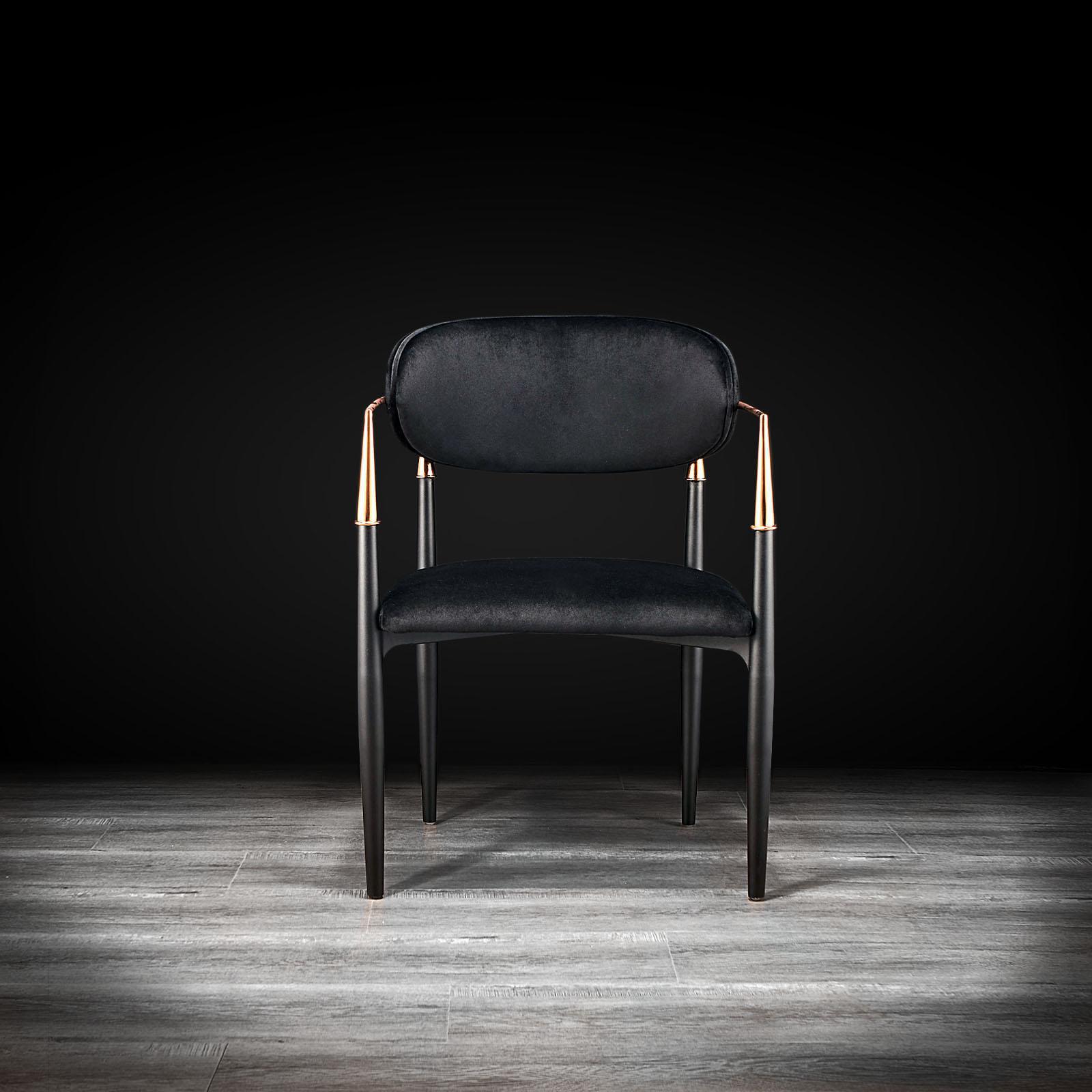 roubi rgss black modern dining chair