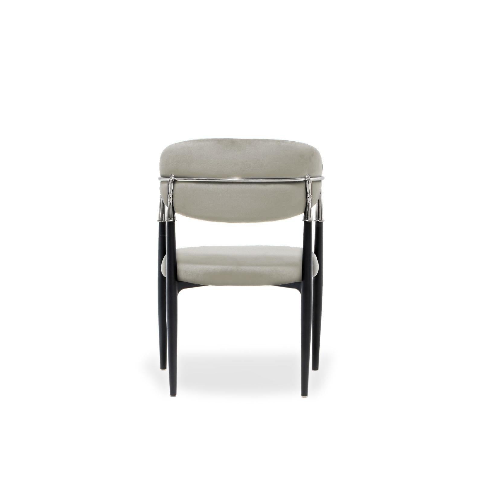 roubi ss beige modern 8 dining chair