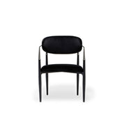 Roubi Silver Black Dining Chair