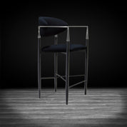 roubi ss black modern 1 counter stool