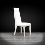 santorini lux white stylish dining chair