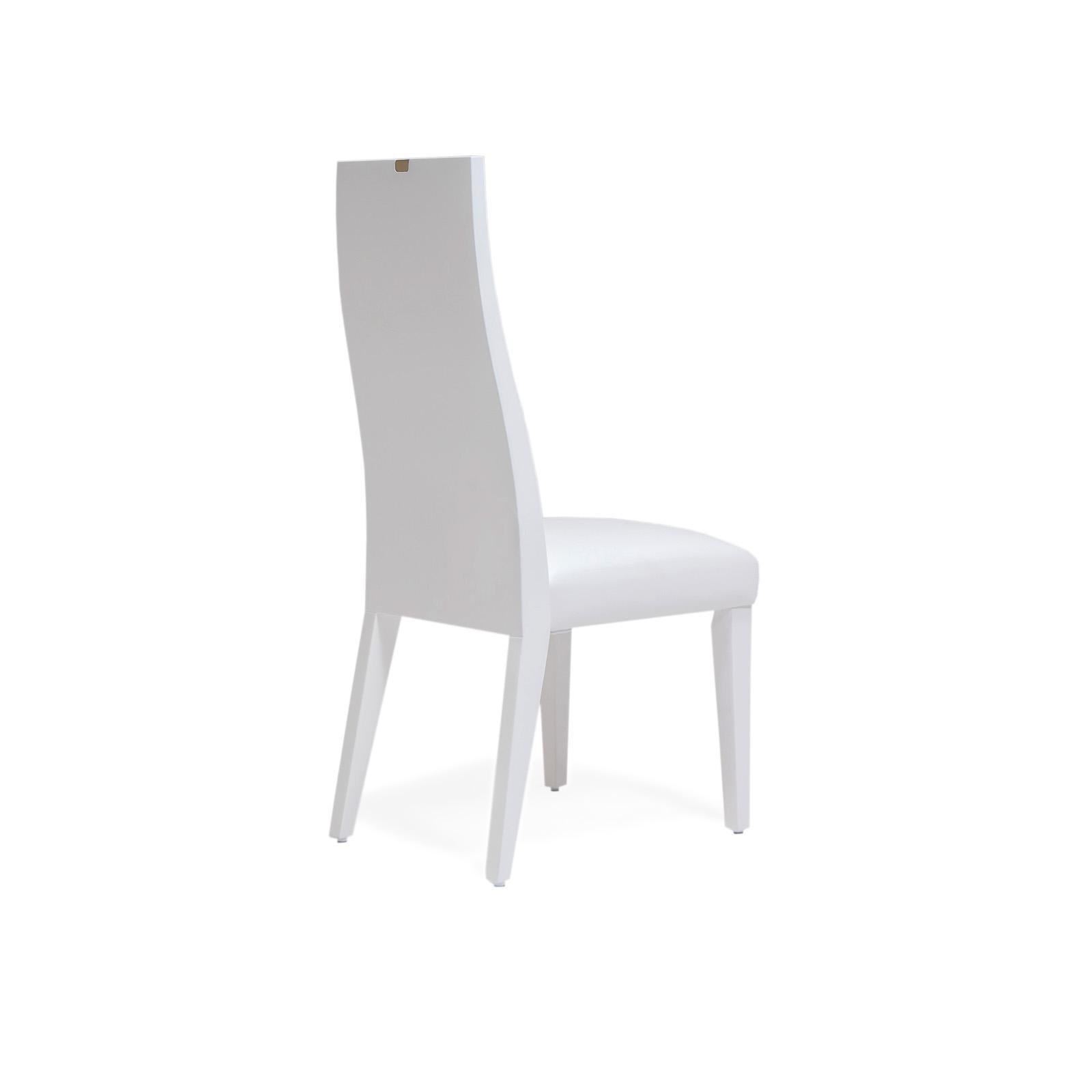 santorini white allamoda 7 dining chair