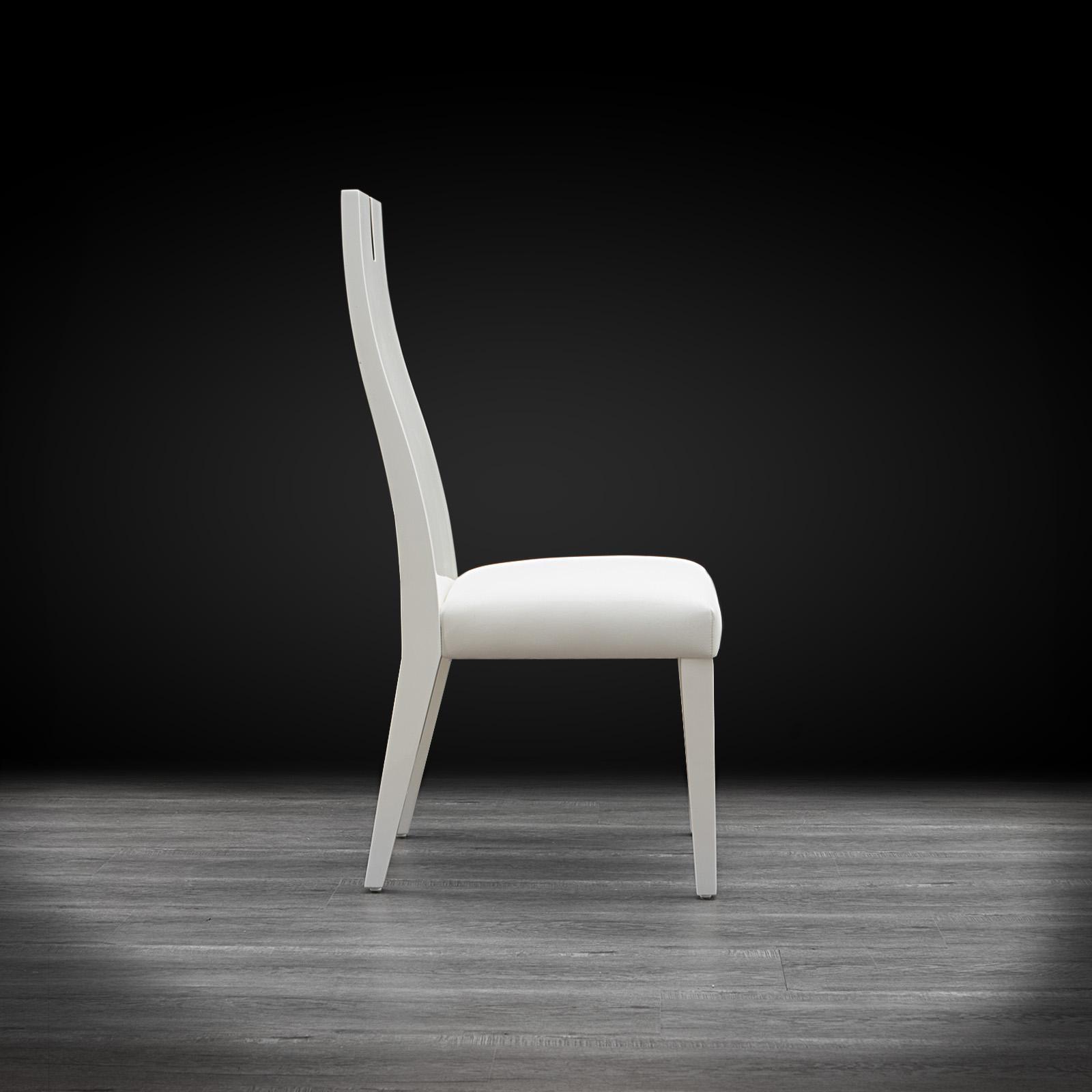 santorini white allamoda dining chair