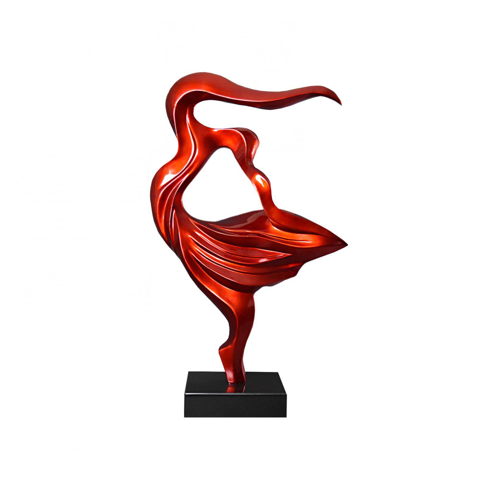 satin red sculpture