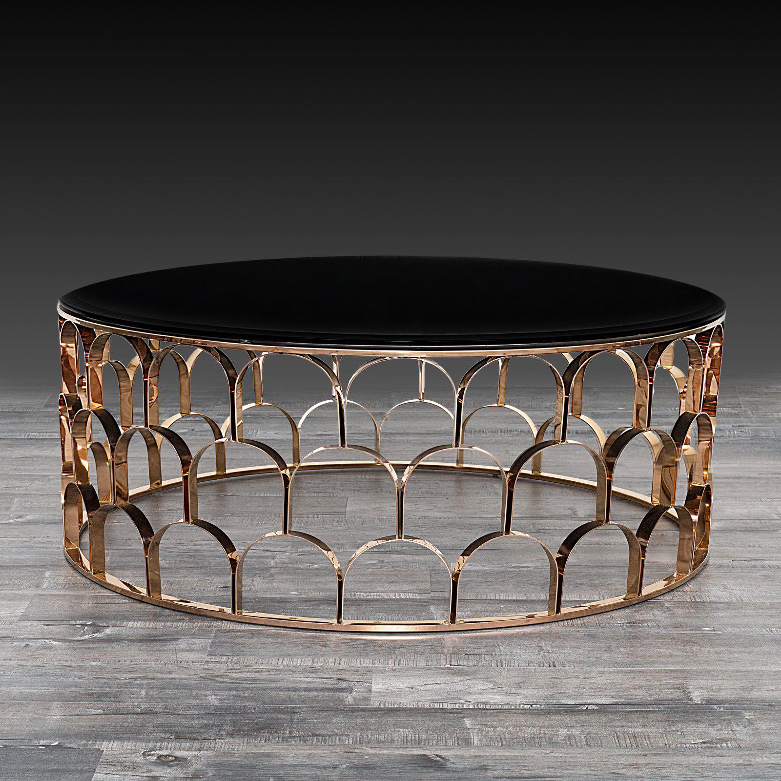 sequenza round rg modern coffee table