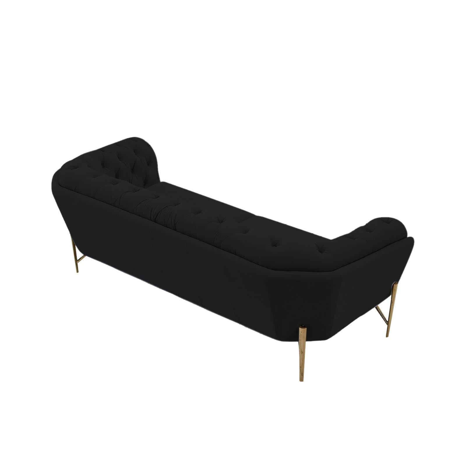 sofia tgss black allamoda 7 sofa set