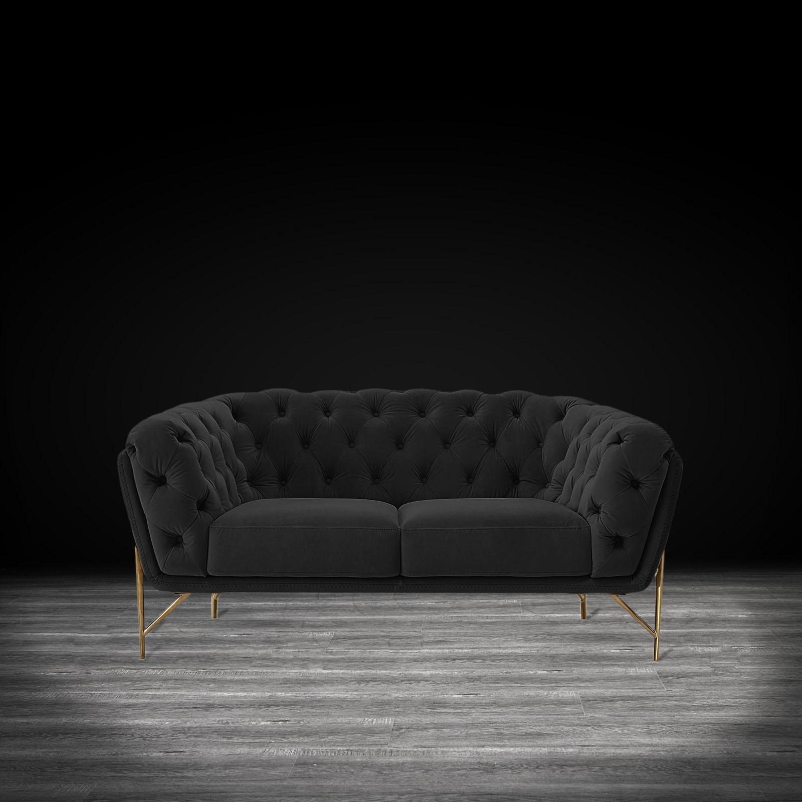 sofia tgss black allamoda sofa set