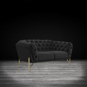 sofia tgss black luxury sofa set