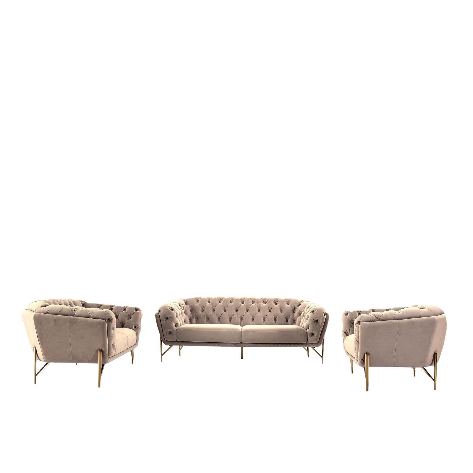 sofia tgss taupe stylish 9 sofa set