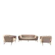 sofia tgss taupe stylish 9 sofa set