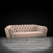 sofia tgss taupe stylish sofa set