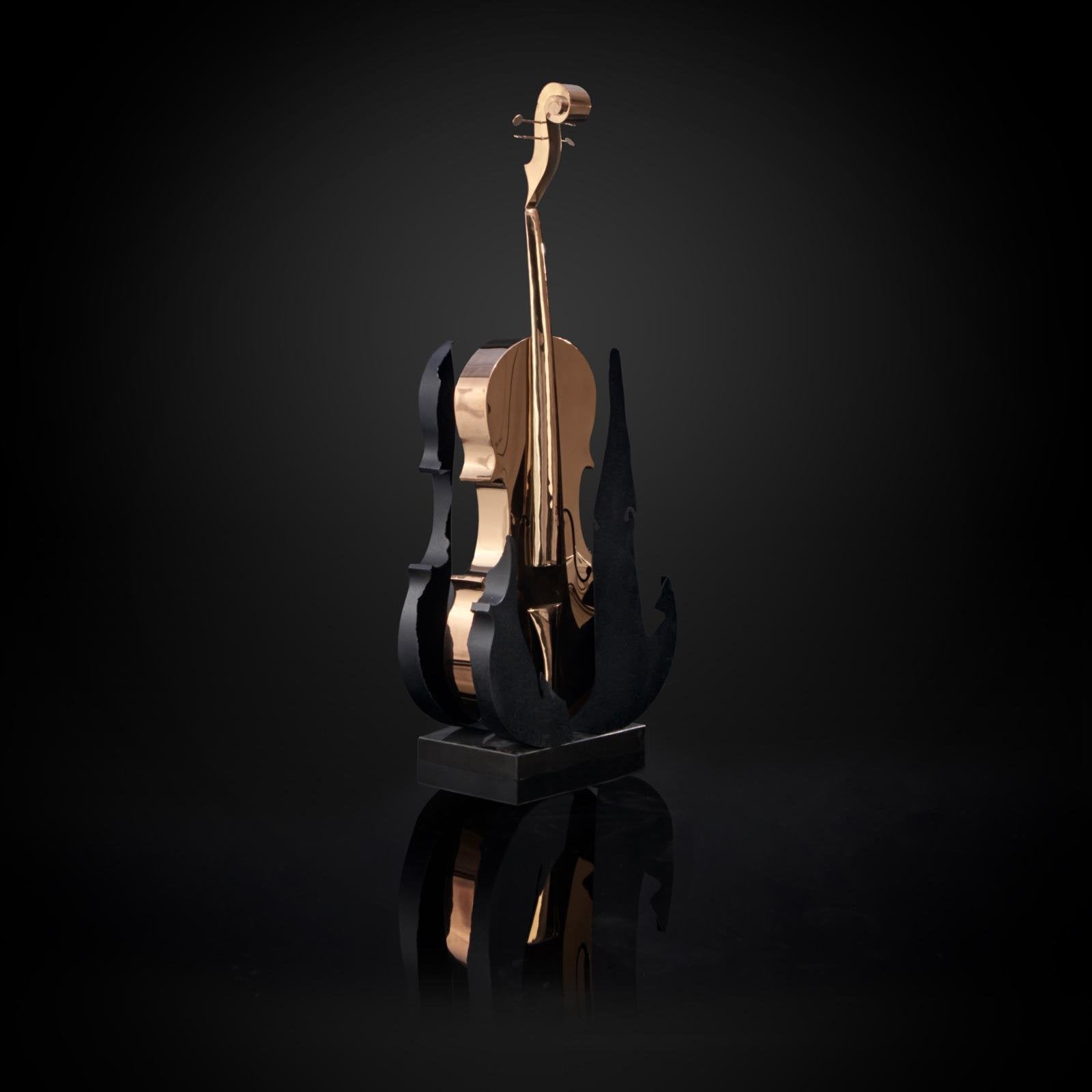 solo cello 1 modern sculpture