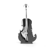 Solo Cello-1 Silver Sculpture