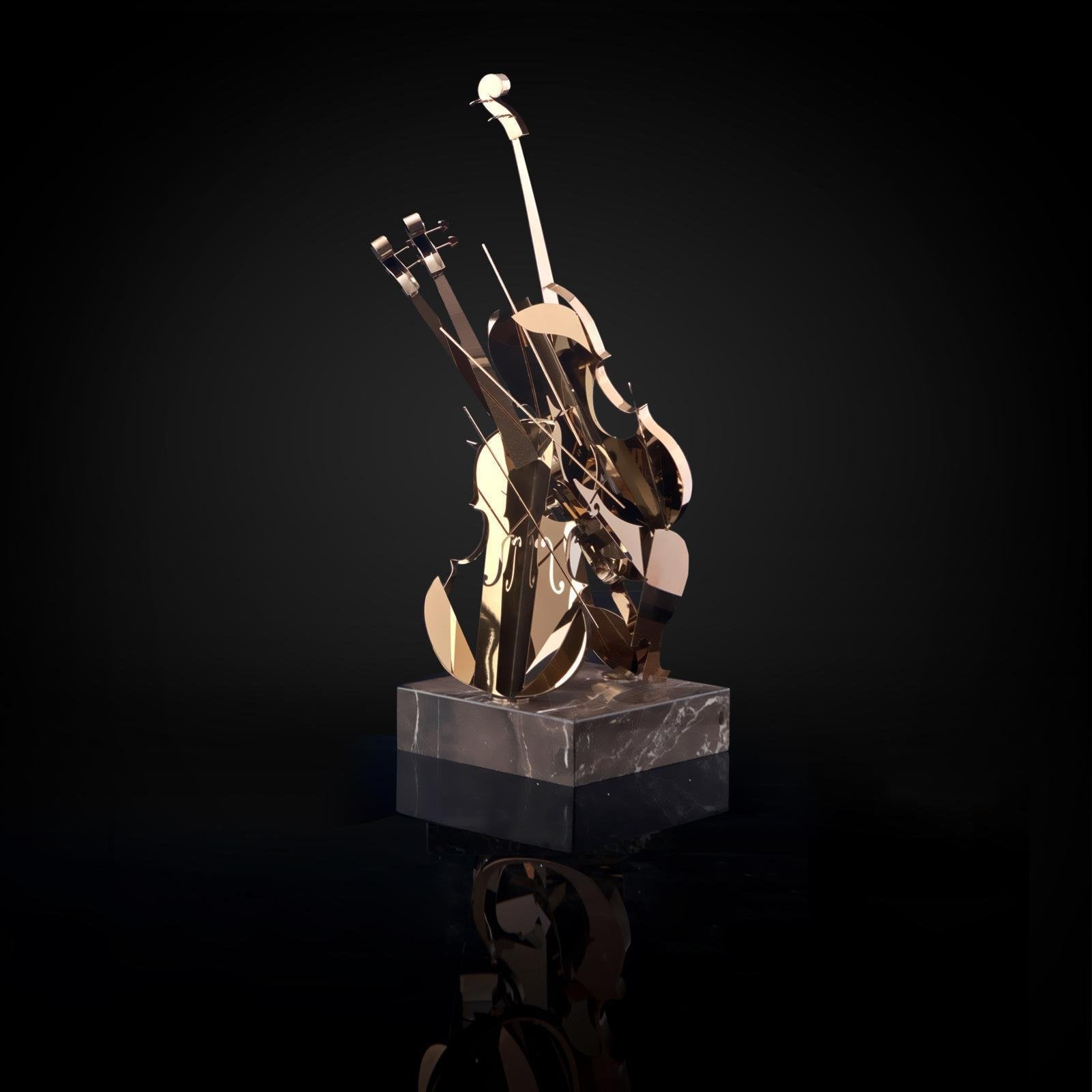 solo violin stylish sculpture