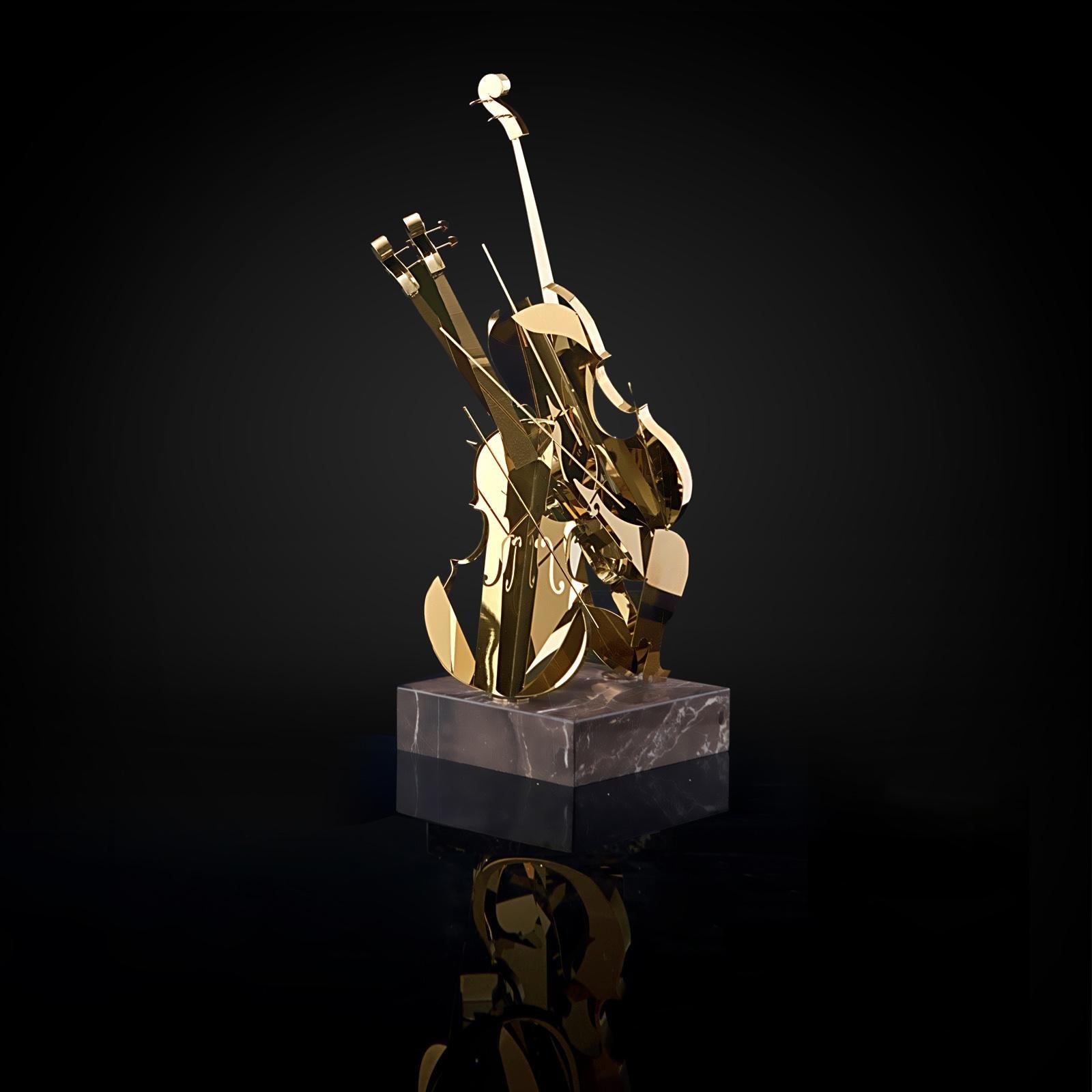 solo violin tgss modern sculpture