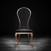 sophia rgss black stylish dining chair