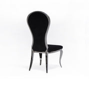 sophia silver black luxury 7 dining chair