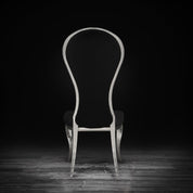 sophia silver black luxury dining chair