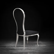 sophia silver black modern 1 dining chair