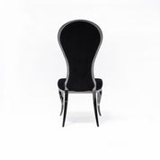 sophia silver black modern 8 dining chair