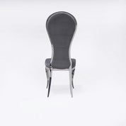 sophia silver gray modern 8 dining chair