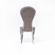 sophia silver taupe modern 8 dining chair