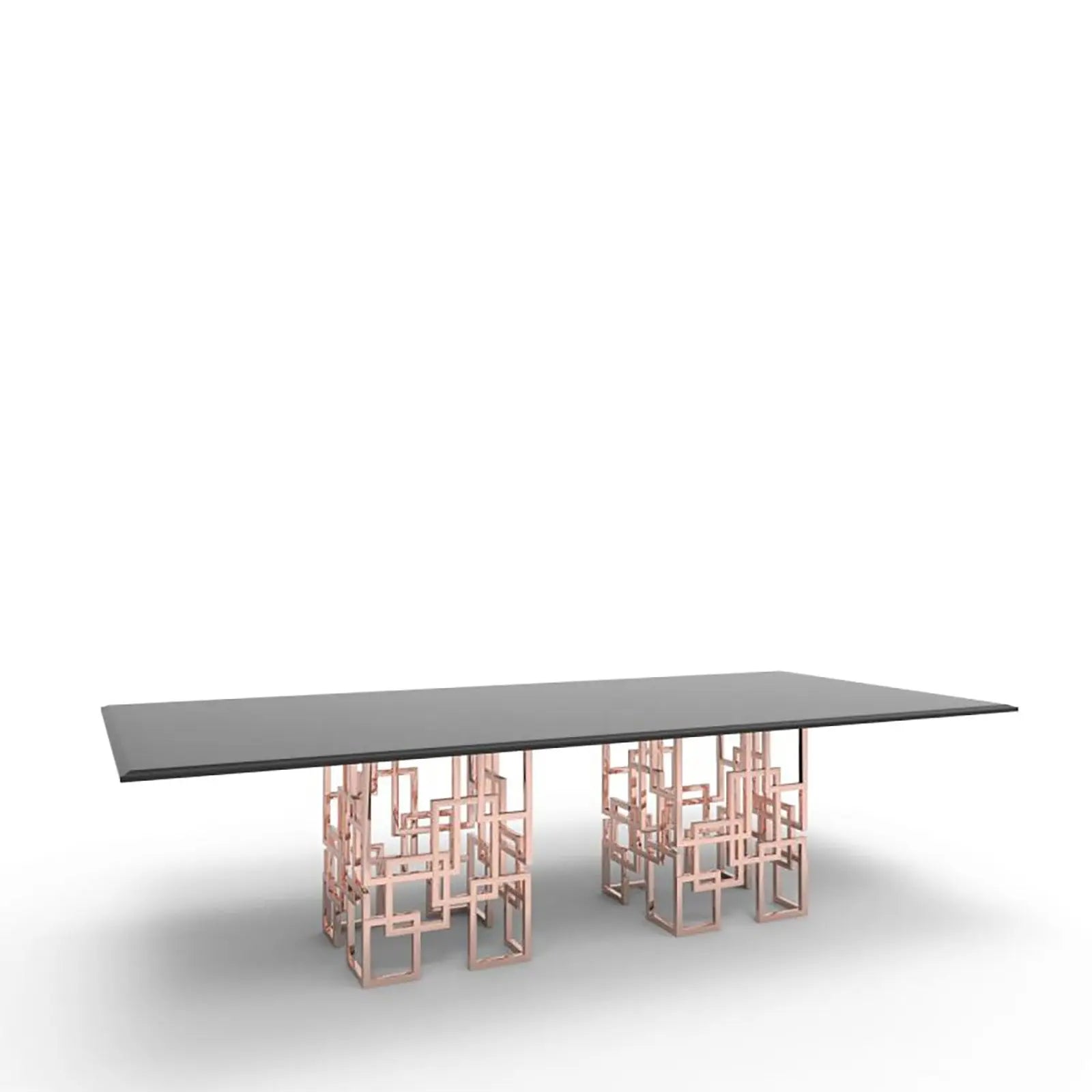 Spectra Rectangular Glass Top Dining Tables