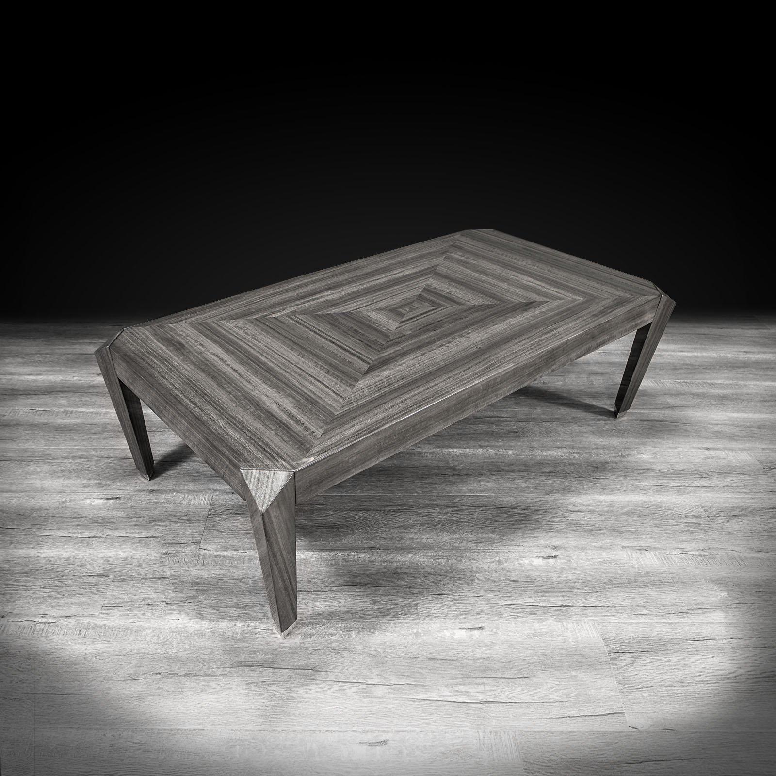 st tropez rectangular gray luxury coffee table